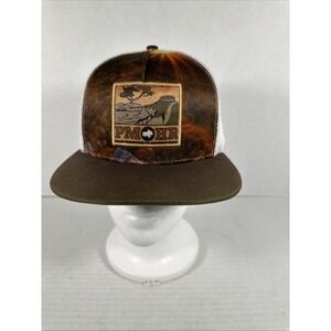 Pilot Mountain To Hanging Rock Patch Snapback‎ Mesh Back Trucker Cap Adjustable